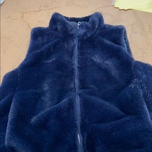 J.Crew faux fur vest